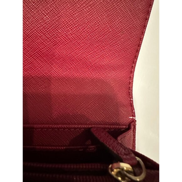 Michael Kors Callie Cherry Carryall Wallet - Picture 11 of 13